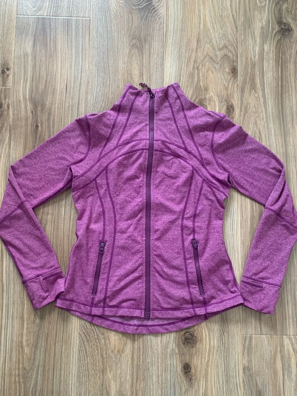 Lululemon Define Jacket W4557S Heathered Dew Berry - Size 10
